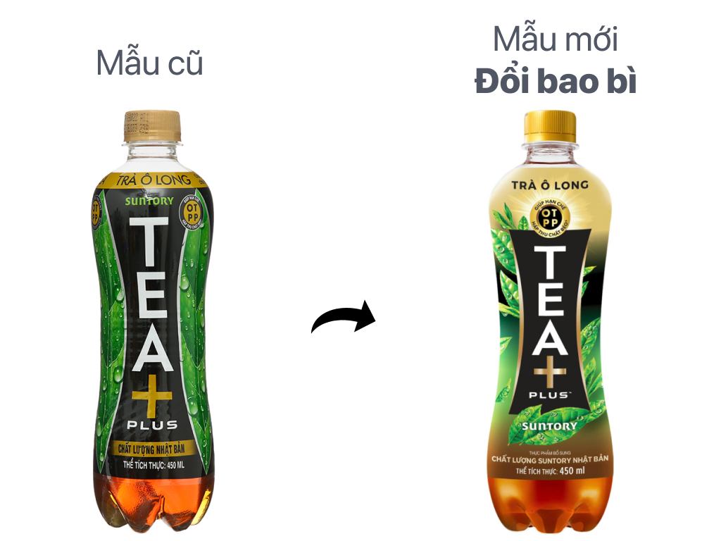 Trà ô long Tea Plus chai lớn 450ml giá tốt tại Bách hoá XANH