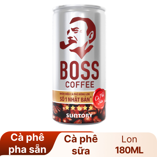 Cà phê sữa Boss 180ml