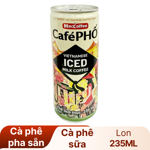 Cà phê sữa MacCoffee Café Phố 235ml