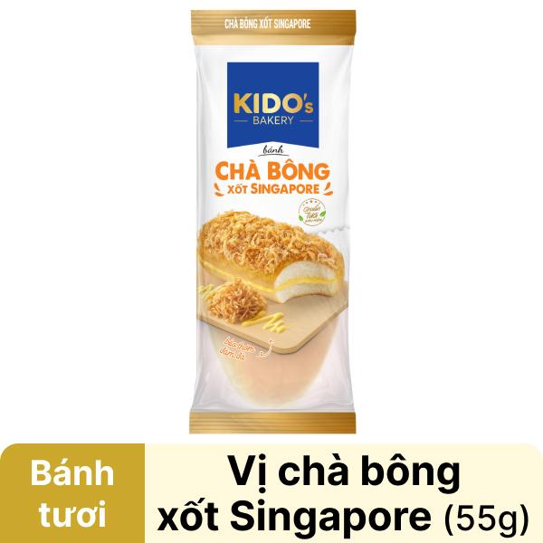 Bánh mì chà bông xốt Singapore Kido's Bakery gói 55g
