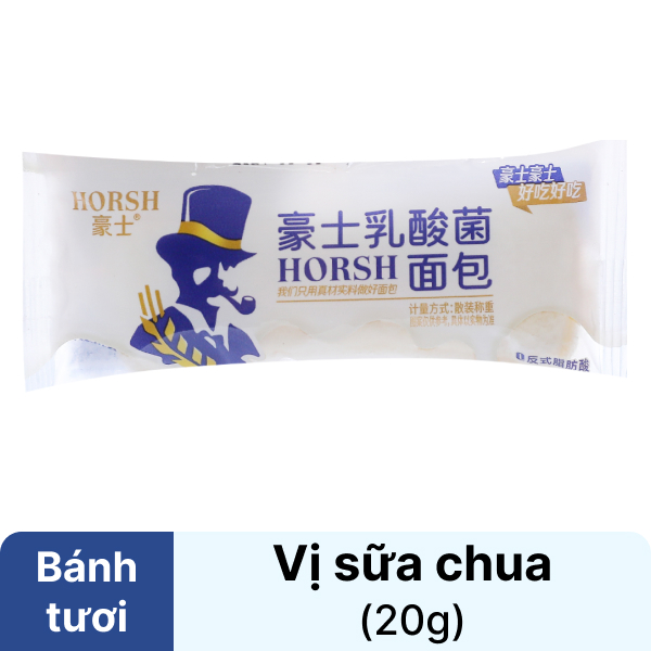 Bánh mì nhân sữa chua Horsh 20g