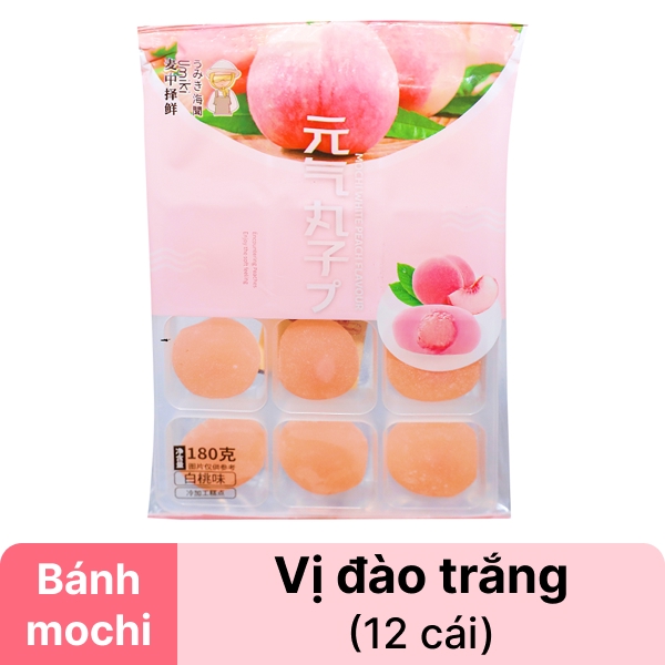 Bánh mochi vị đào trắng Umiki gói 180g
