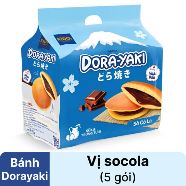 Bánh Dorayaki socola Kido's Bakery gói 150g