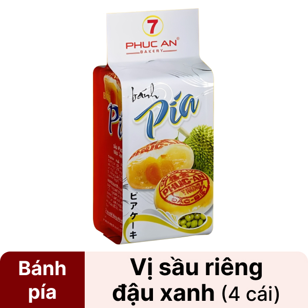 Bánh pía đậu xanh sầu riêng Phúc An 280g