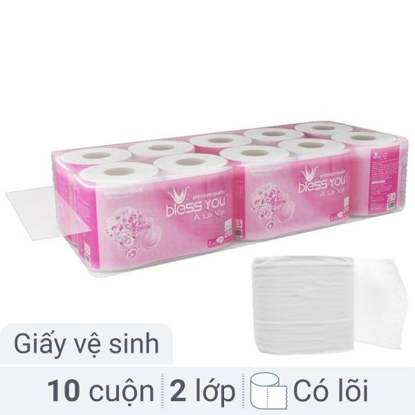 10 cuộn giấy Bless You À La Vie 2 lớp