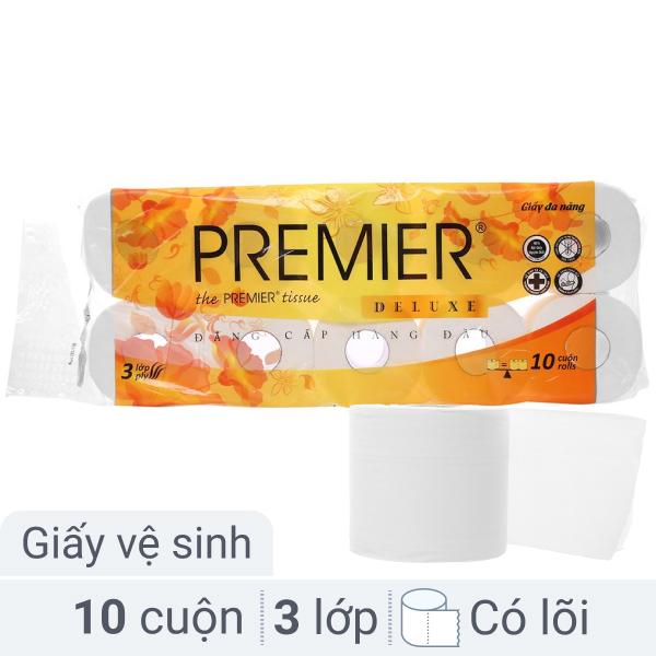 10 cuộn giấy PREMIER Deluxe 3 lớp