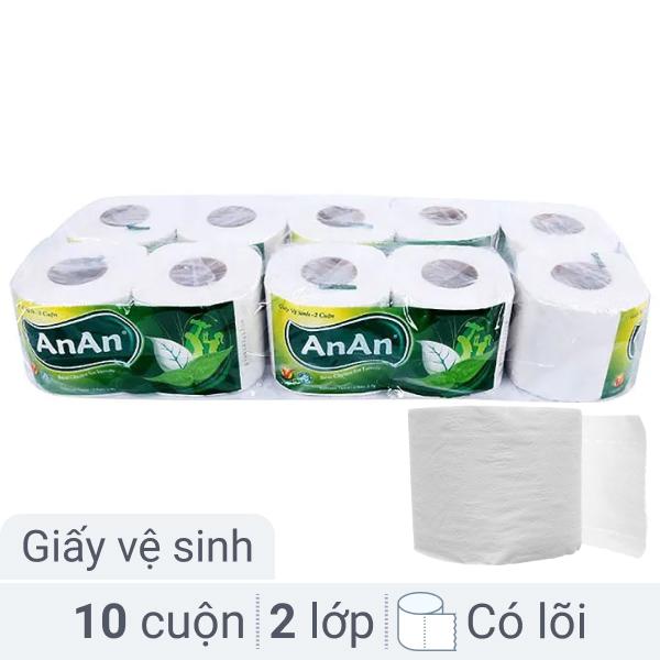 10 cuộn giấy An An 2 lớp