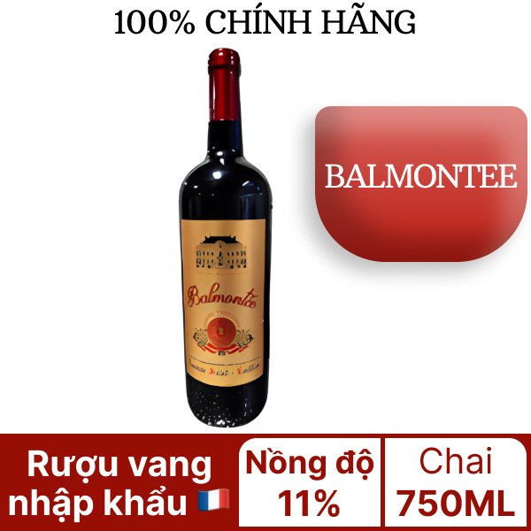 Rượu vang trắng Balmontee Vin Blanc 11% chai 750ml