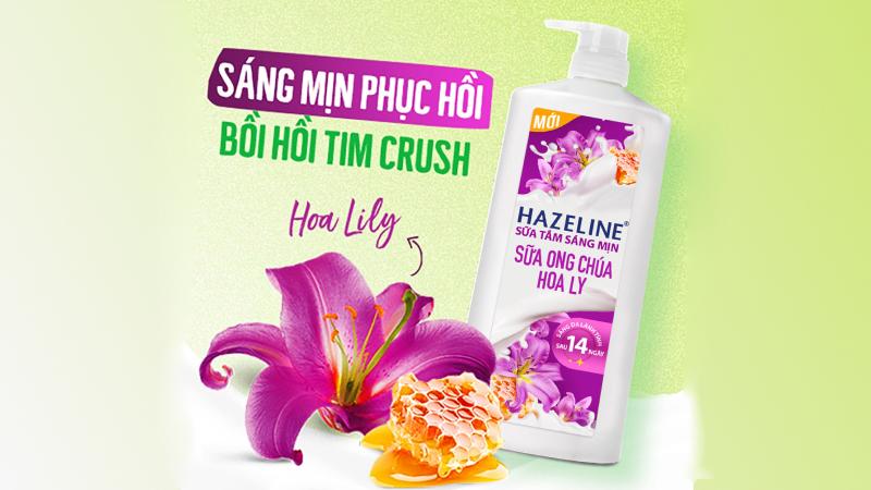 Sữa tắm Hazeline Sữa ong chúa Hoa Ly