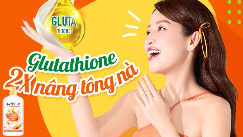 Sữa tắm Hazeline nâng tông da sữa chua hương đào