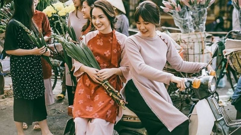 Thời điểm “vàng” để chụp ảnh Tết đẹp nhất là sáng sớm hoặc chiều muộn