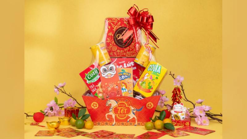 Giỏ quà tết Nhị Lộc An Khang