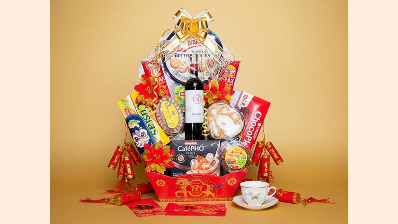 Giỏ quà tết Thất Tinh Phát Lộc