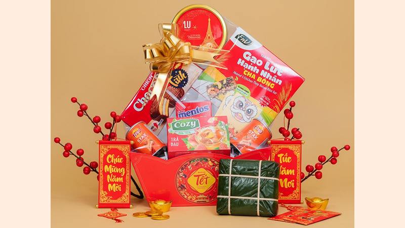 Giỏ quà tết Nhị Quý Sum Vầy
