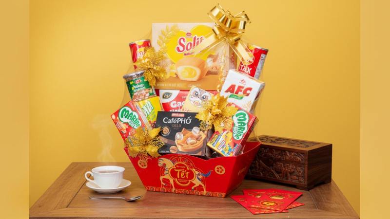 Giỏ quà tết Tam Quý Đoàn Viên