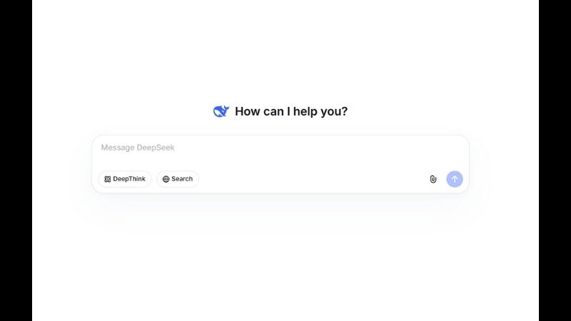 Giao diện chat DeepSeek