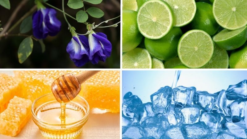 Nguyên liệu làm trà đậu biếc