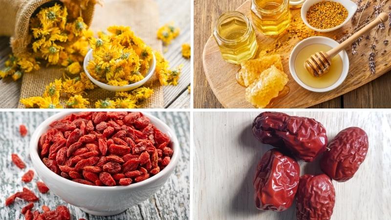 Nguyên liệu làm trà hoa cúc