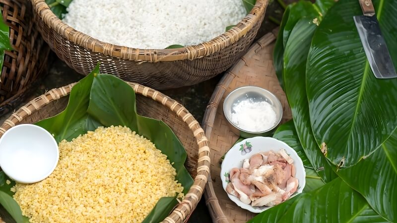 Mẹo giúp bánh chưng gói bằng lá chuối đẹp và vuông Mẹo giúp bánh chưng gói bằng lá chuối đẹp và vuông