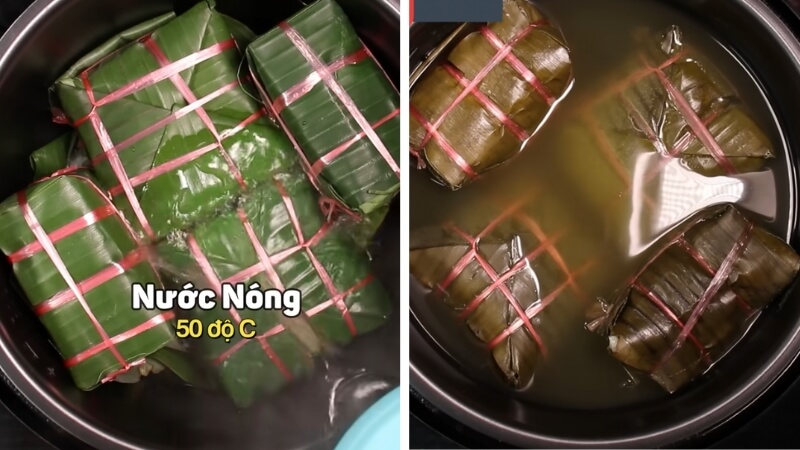 Bước 4: Hấp bánh Bước 4: Hấp bánh