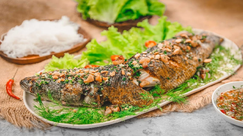 Cách làm cá nướng mỡ hành Cách làm cá nướng mỡ hành