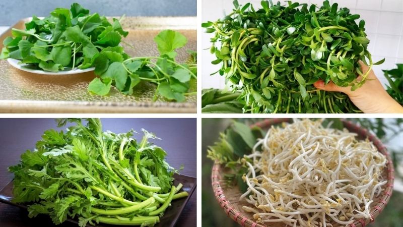 Những loại rau ăn kèm Những loại rau ăn kèm