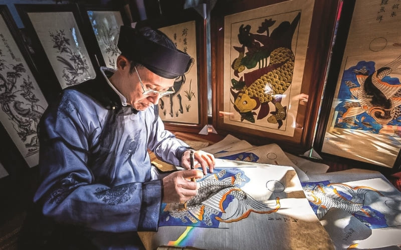 Tranh Đông Hồ trang trí nội thất, quà tặng và sưu tầm. Tranh Đông Hồ trang trí nội thất, quà tặng và sưu tầm.