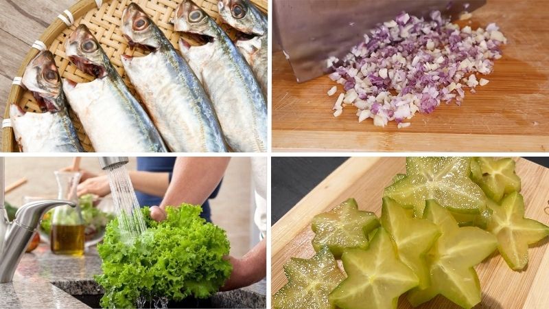 Sơ chế nguyên liệu Sơ chế nguyên liệu