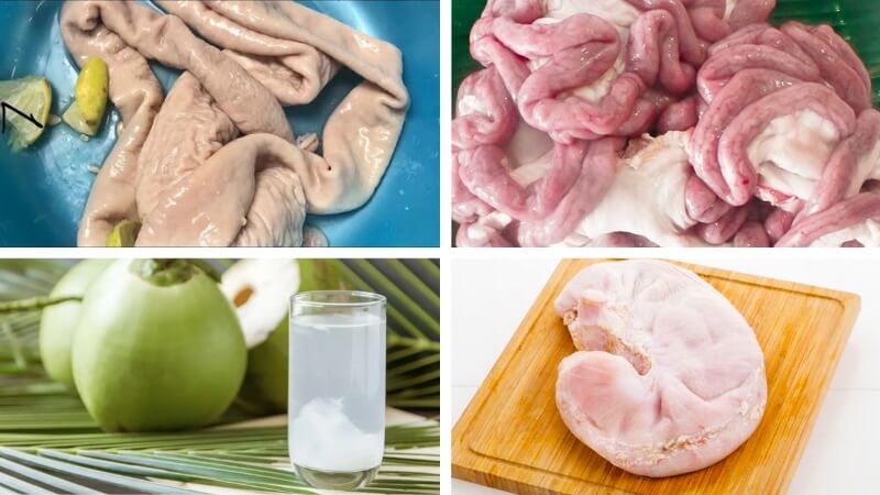 Bước 1: Sơ chế nguyên liệu