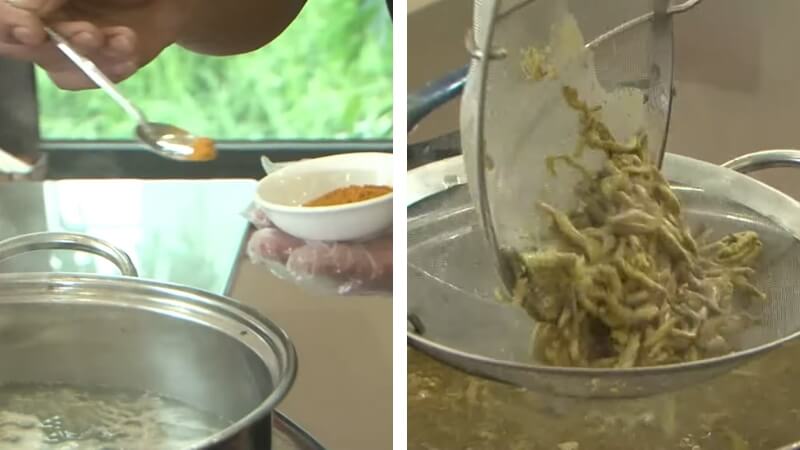 Bước 1: Sơ chế nguyên liệu