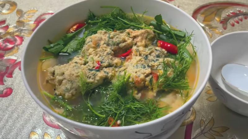 Canh rươi nấu măng thơm ngon