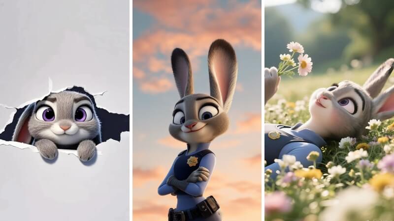 Hình nền Judy Hopps cute lạc lối 2 Hình nền Judy Hopps cute lạc lối 2