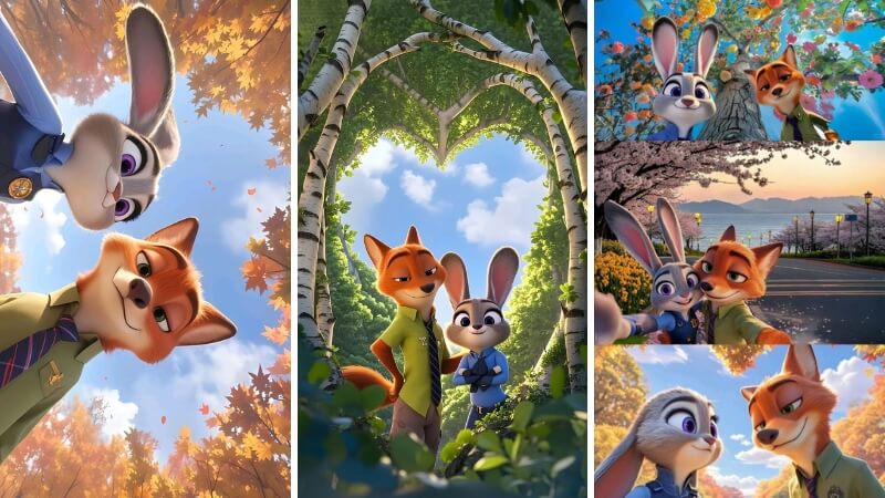 Hình nền cặp đôi Judy & Nick (couple) 4 Hình nền cặp đôi Judy & Nick (couple) 4