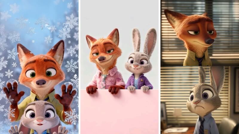 Hình nền cặp đôi Judy & Nick (couple) 2 Hình nền cặp đôi Judy & Nick (couple) 2