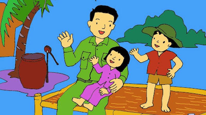 Chú bộ đội vui chơi cùng thiếu nhi 1 Chú bộ đội vui chơi cùng thiếu nhi 1