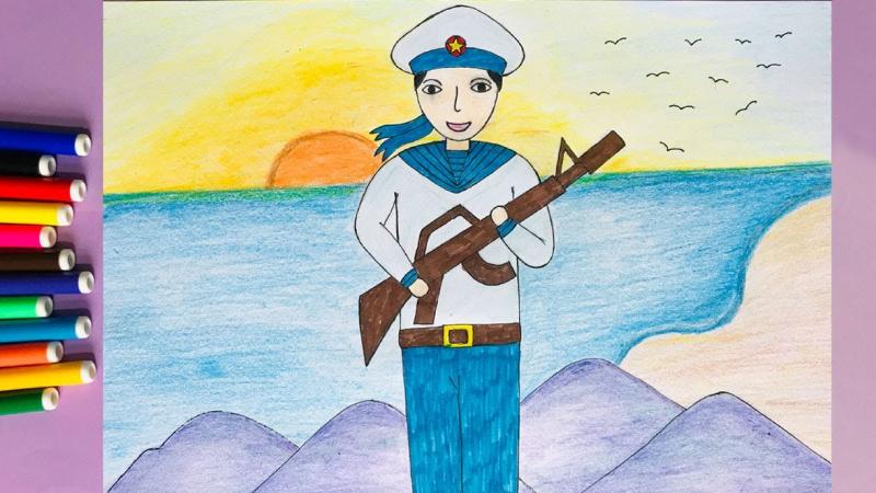 Chú bộ đội hải quân canh giữ biển đảo 5 Chú bộ đội hải quân canh giữ biển đảo 5