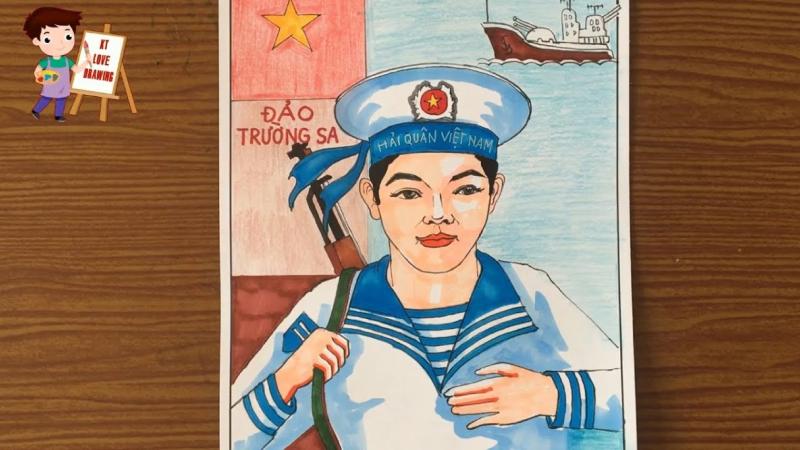 Chân dung chú bộ đội 1 Chân dung chú bộ đội 1