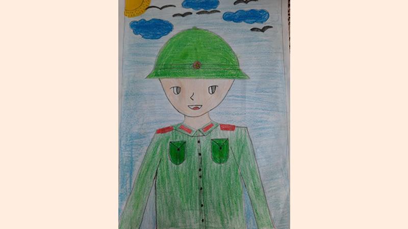 Chân dung chú bộ đội 10 Chân dung chú bộ đội 10