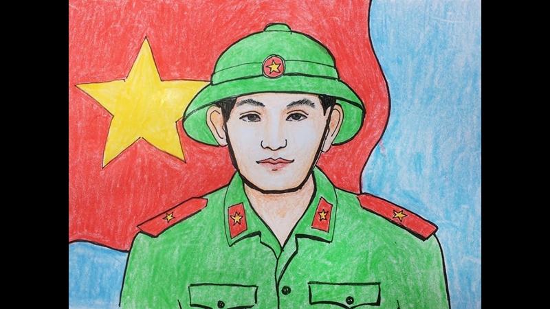 Chân dung chú bộ đội 9 Chân dung chú bộ đội 9