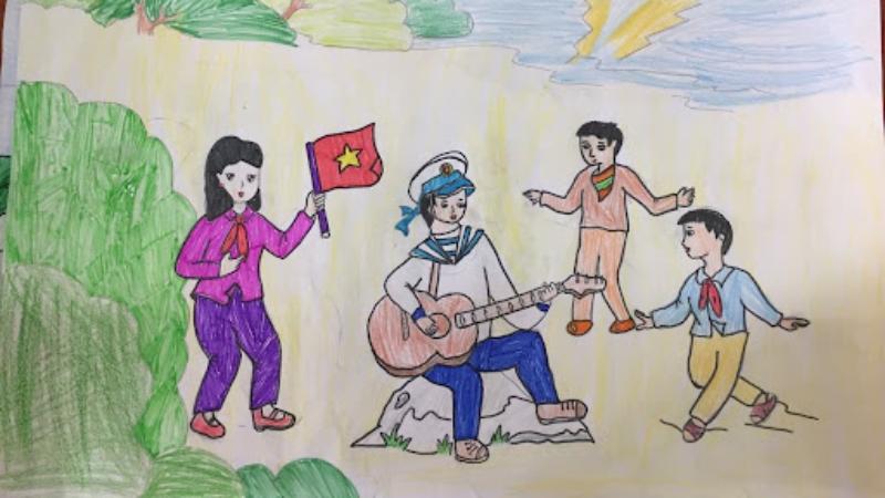 Chú bộ đội vui chơi cùng thiếu nhi 2 Chú bộ đội vui chơi cùng thiếu nhi 2