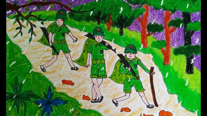 Chú bộ đội hành quân 9 Chú bộ đội hành quân 9