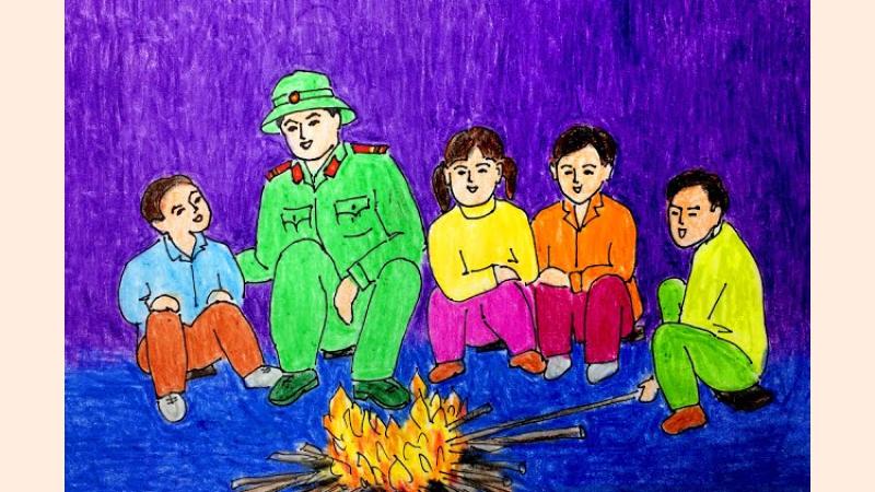 Chú bộ đội vui chơi cùng thiếu nhi 9 Chú bộ đội vui chơi cùng thiếu nhi 9