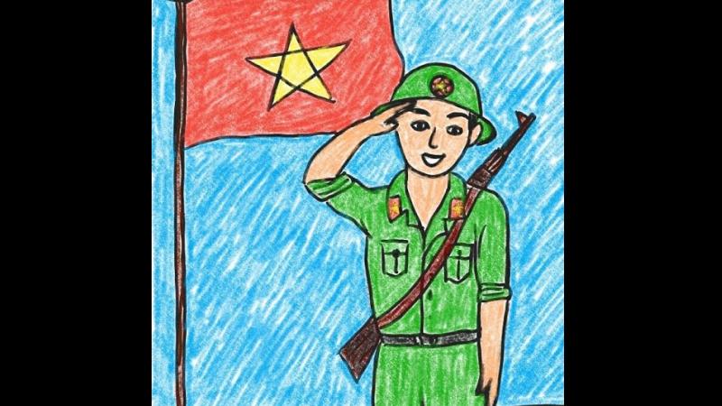 Chân dung chú bộ đội 5 Chân dung chú bộ đội 5