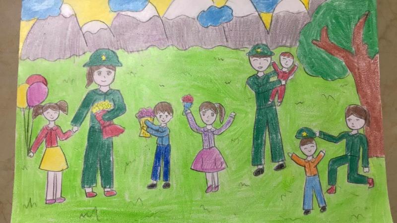 Chú bộ đội vui chơi cùng thiếu nhi 6 Chú bộ đội vui chơi cùng thiếu nhi 6