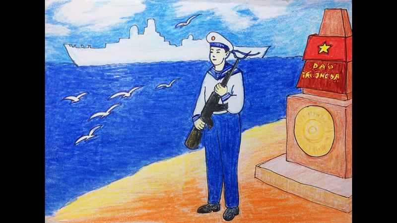 Chú bộ đội hải quân canh giữ biển đảo 8 Chú bộ đội hải quân canh giữ biển đảo 8