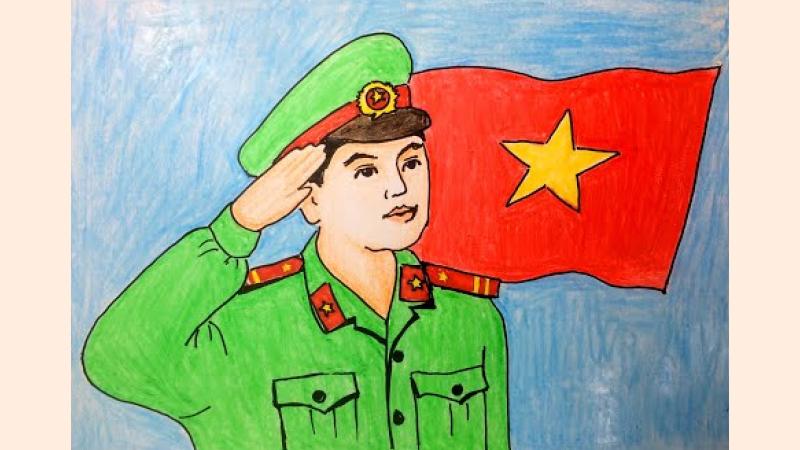 Chân dung chú bộ đội 6 Chân dung chú bộ đội 6