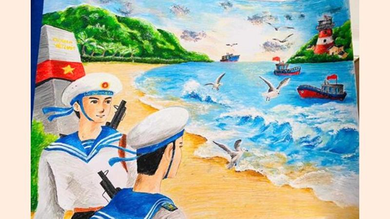 Chú bộ đội hải quân canh giữ biển đảo 3 Chú bộ đội hải quân canh giữ biển đảo 3