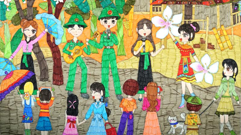 Ý nghĩa của hoạt động vẽ tranh về chú bộ đội Ý nghĩa của hoạt động vẽ tranh về chú bộ đội