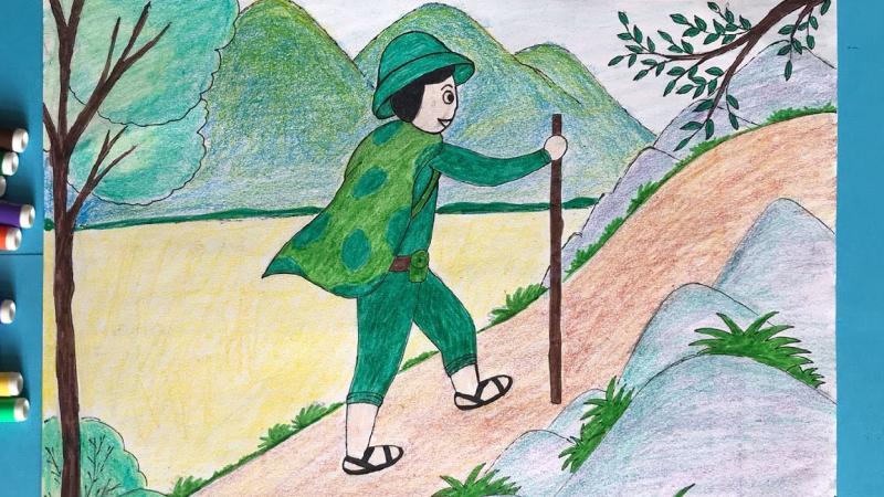 Chú bộ đội hành quân 8 Chú bộ đội hành quân 8