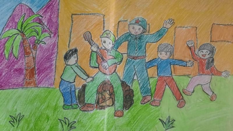 Chú bộ đội vui chơi cùng thiếu nhi 10 Chú bộ đội vui chơi cùng thiếu nhi 10